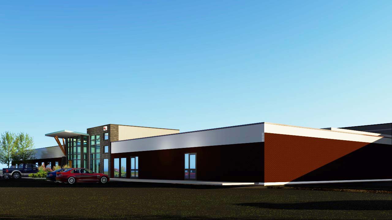 Touchtone Building Entry and Warehouse Extension